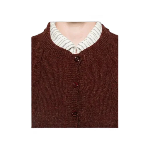 Cable-Knit Sleeveless Vest