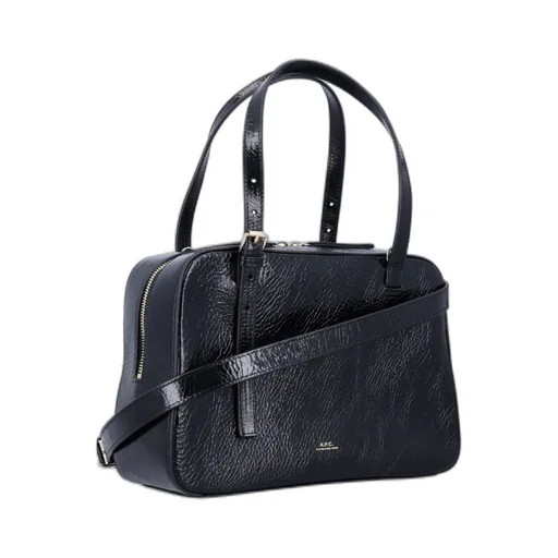 Buckled Top Handle Shoulder Bag