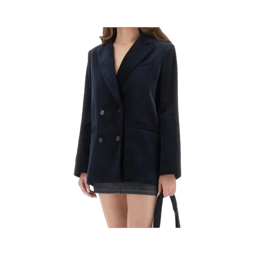 Lucy Double-Breasted Corduroy Blazer