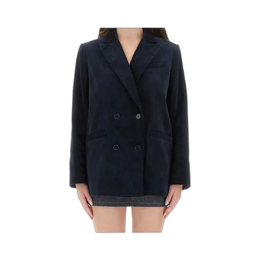 Lucy Double-Breasted Corduroy Blazer