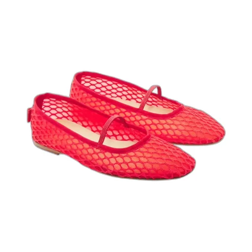 Swan Round Toe Ballerinas