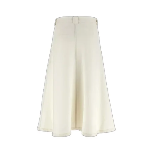Laurie A-Line Midi Denim Skirt