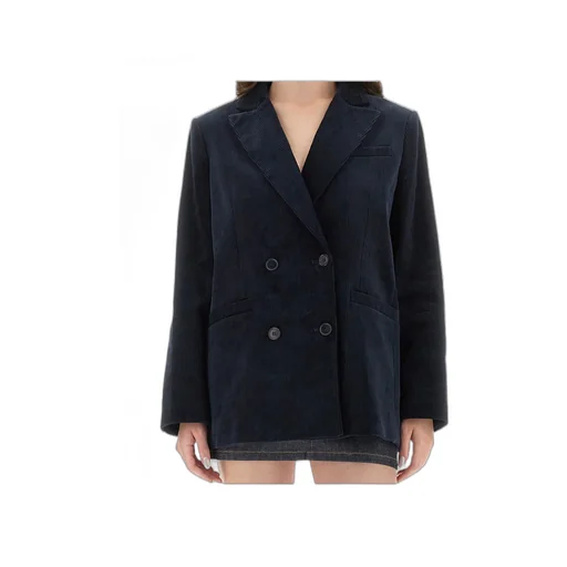 Lucy Double-Breasted Corduroy Blazer