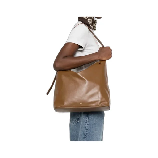 Logo Printed Zipped Tote Bag