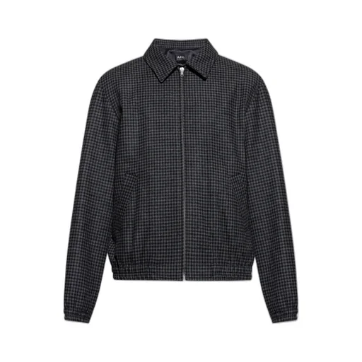 Checked Zipped Jacket