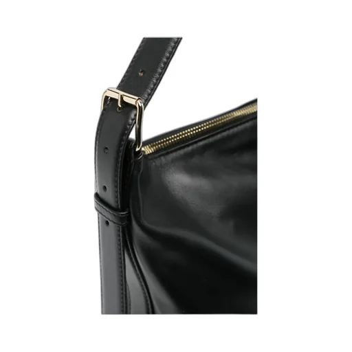Logo Printed Zipped Tote Bag