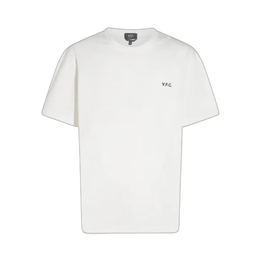 Flocked Logo Crewneck T-Shirt
