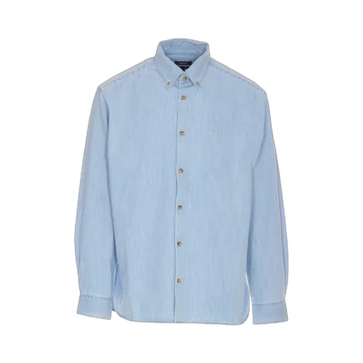 Button-Up Denim Shirt