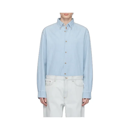 Button-Up Denim Shirt