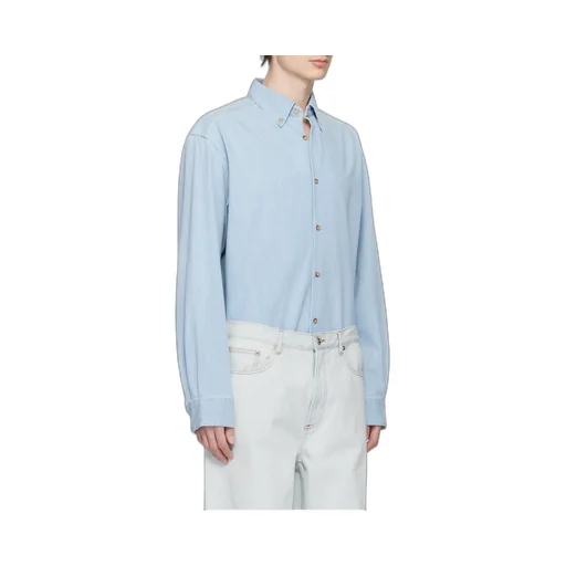 Button-Up Denim Shirt