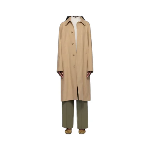 Concealed-Fastening Trench Coat