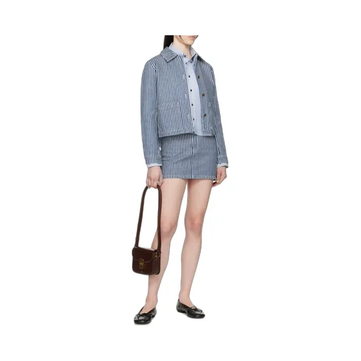 Elga Striped Mini Skirt