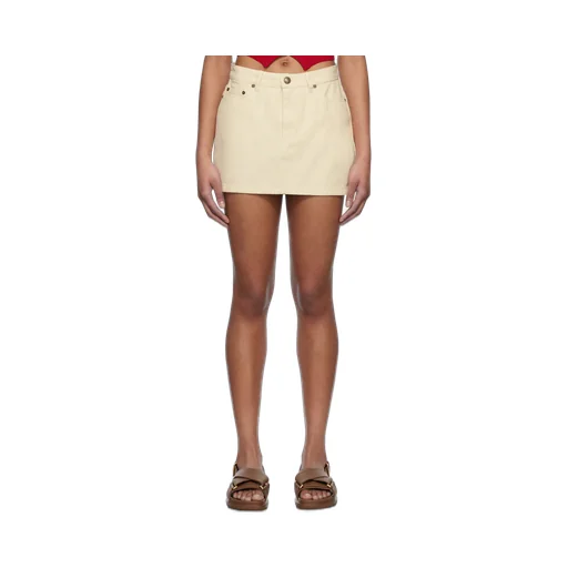 Cotton Mini Skirt