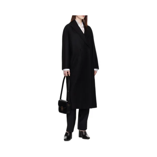 Double-Breasted Wool Coat