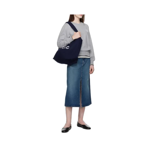 Rue Madame Logo Embroidered Crewneck Sweatshirt