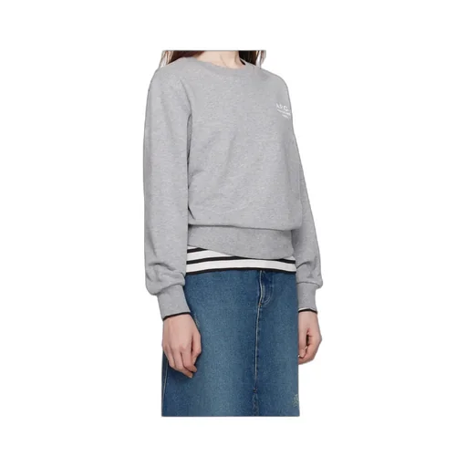 Rue Madame Logo Embroidered Crewneck Sweatshirt