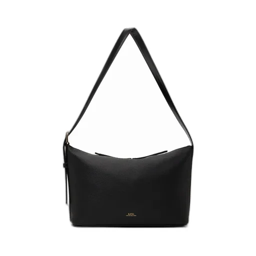 Vera Logo Embossed Shoulder Bag