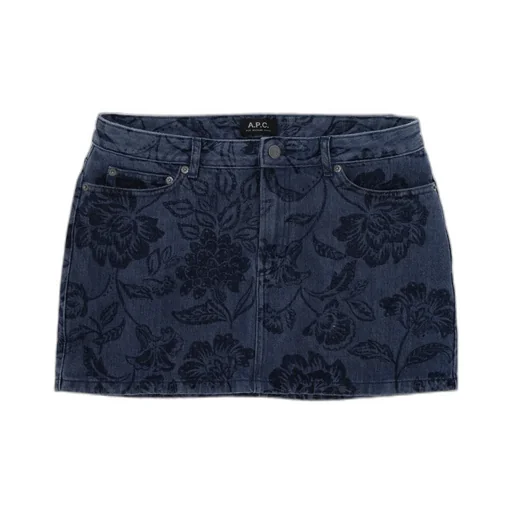 All-Over Floral Printed Mini Skirt