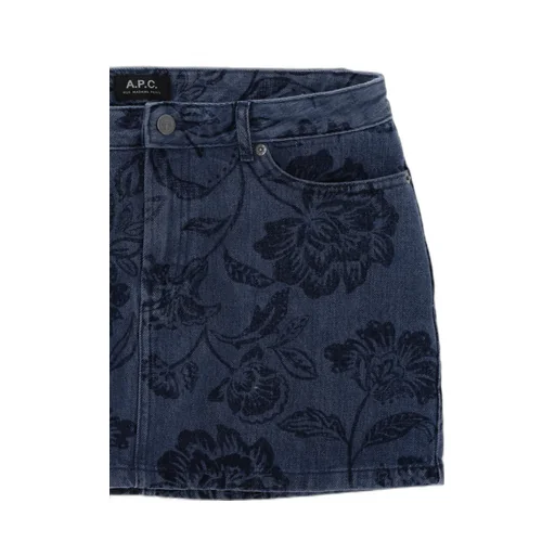 All-Over Floral Printed Mini Skirt