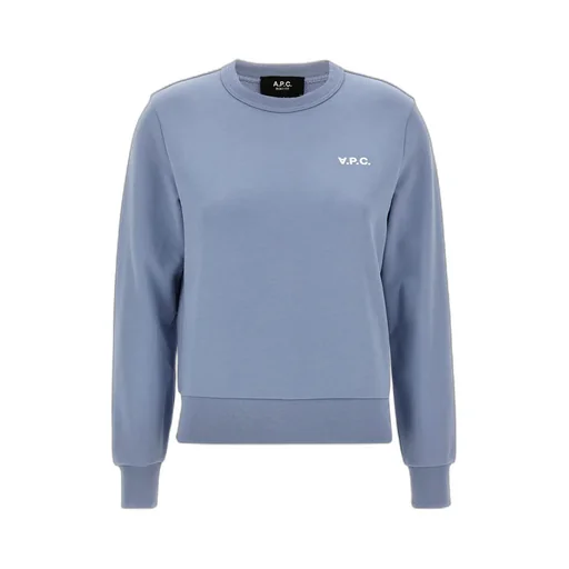 Logo Flocked Boxy Fit Sweatshirt