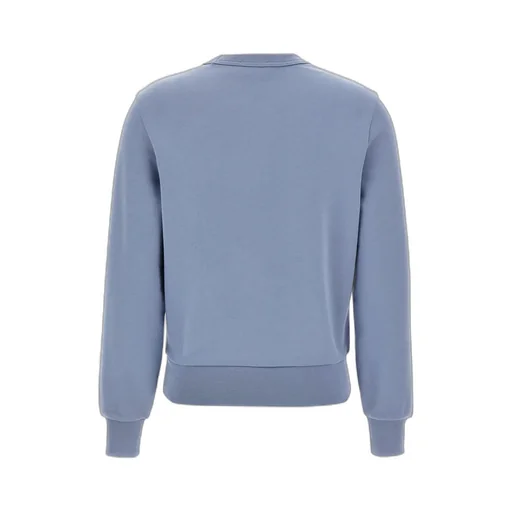 Logo Flocked Boxy Fit Sweatshirt