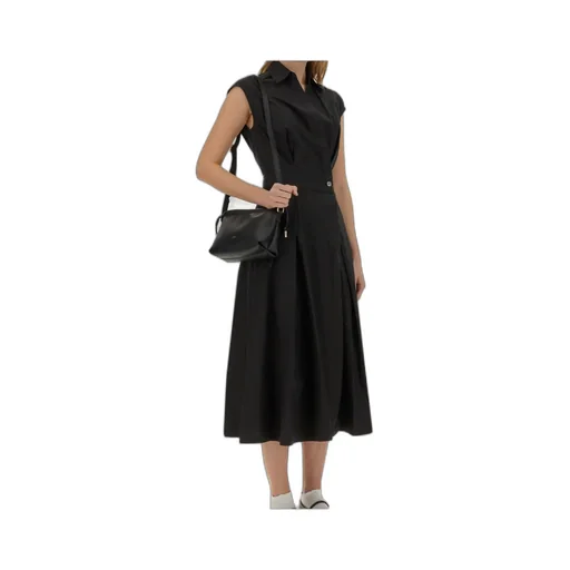 Pleated Sleeveless Dress