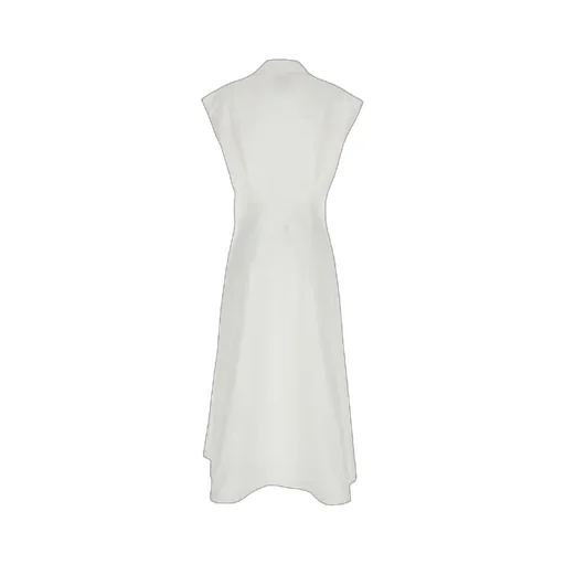 Pleated Sleeveless Dress