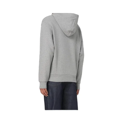 Logo Printed Straight Hem Hoodie