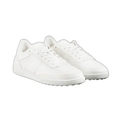 Round-Toe Lace-Up Sneakers