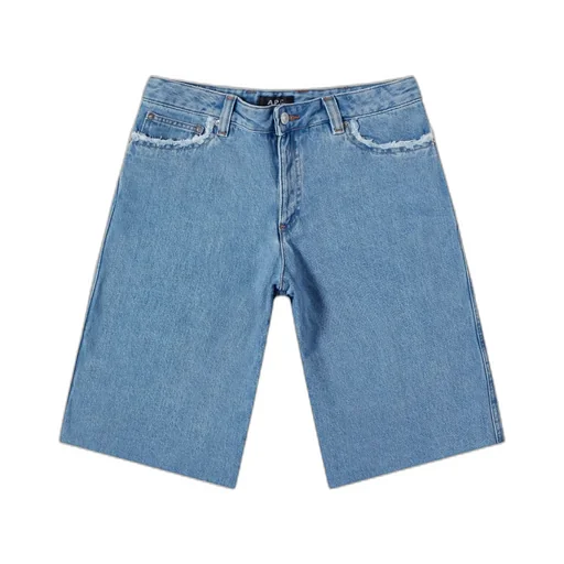 Frayed Detailing Denim Shorts