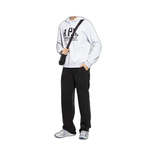 Logo Printed Drawstring Hoodie
