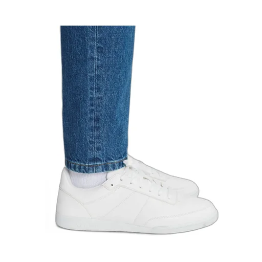 Round-Toe Lace-Up Sneakers