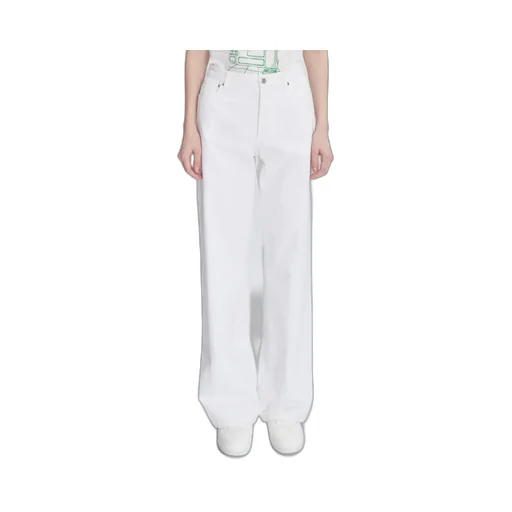 Elisabeth Button Detailed Wide Leg Jeans