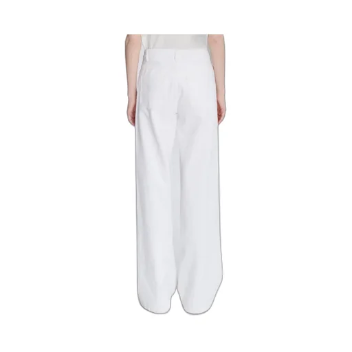 Elisabeth Button Detailed Wide Leg Jeans