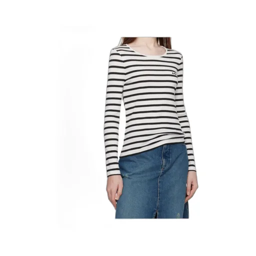 Long-Sleeved Striped Top