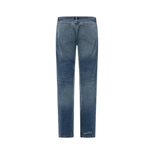 Straight Leg Distressed Jeans