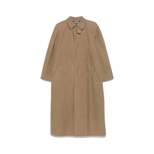 Gaia Button Detailed Long-Sleeved Coat