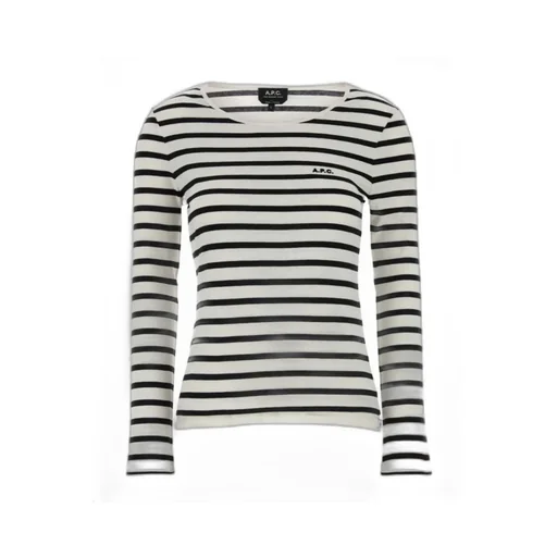 Long-Sleeved Striped Top