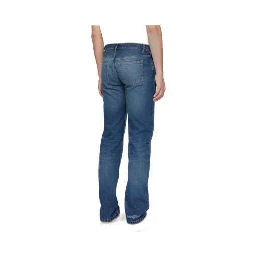 Straight Leg Distressed Jeans