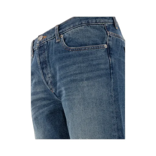 Straight Leg Distressed Jeans