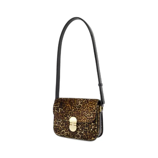 Leopard Printed Small Shoulder Bag