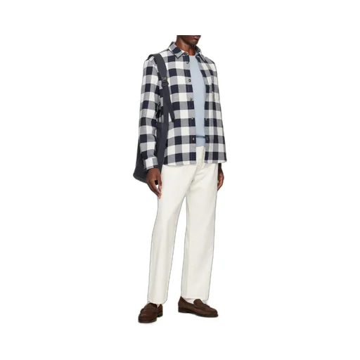 Plaid Long-Sleeved Shirt