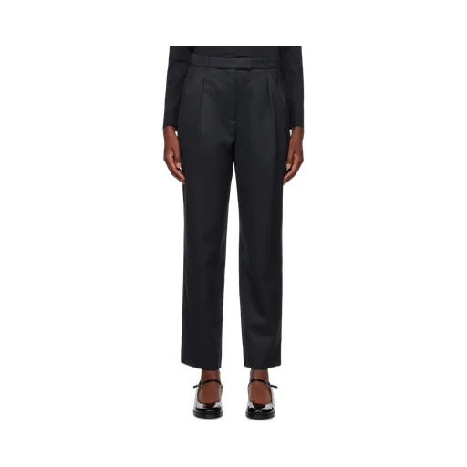 High-Waist Cropped Trousers