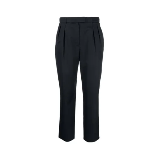High-Waist Cropped Trousers
