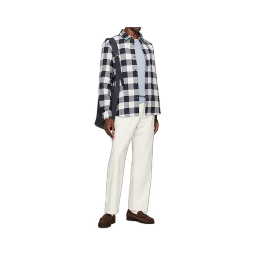 Plaid Long-Sleeved Shirt