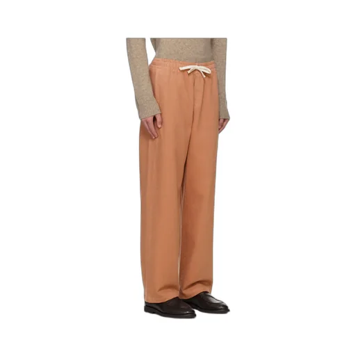 Drawstring Waist-Edge Casual Pants