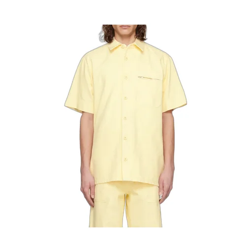 Short-Sleeved Denim Shirt