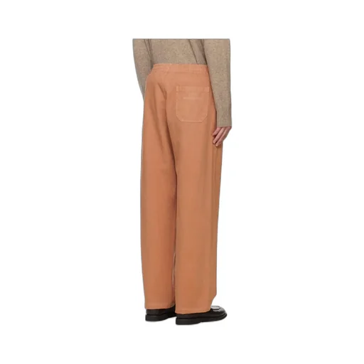 Drawstring Waist-Edge Casual Pants
