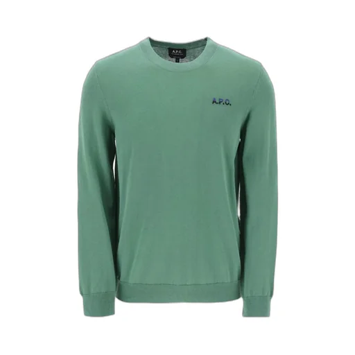 Logo Embroidered Knit Jumper