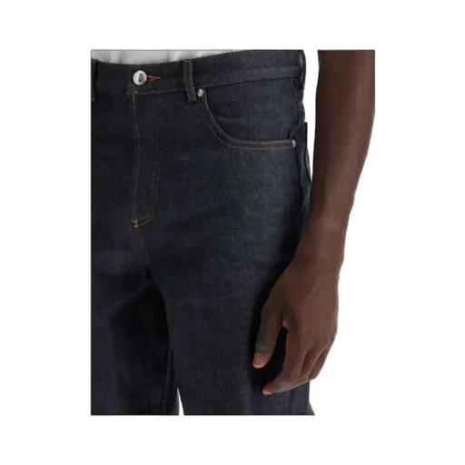 Straight-Leg Slim-Fit Jeans